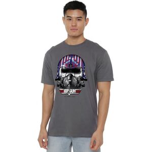 Top Gun Maverick Helmet Unisex T Shirt, Charcoal, X-Large Top Gun Maverick Helmet Unisex T Shirt, Charcoal, X-Large