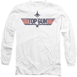 Top Gun Paramount, Logo, White, Mens Long Sleeve T Shirt, White, X-Large Top Gun Paramount, Logo, White, Mens Long Sleeve T Shirt, White, X-Large