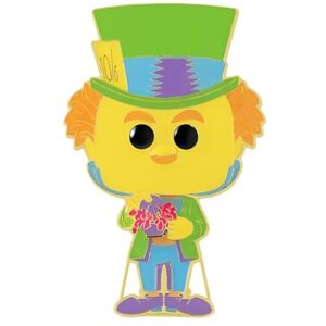 Funko Pop! Large Enamel Pin Disney Alice: Mad Hatter Mad Hatter Alice In Wonderland Enamel Pins Cute Collectable Novelty Brooch for Backpacks & Bags Gift Idea Movies Fans Funko Pop! Large Enamel Pin Disney Alice: Mad Hatter Mad Hatter Alice In Wonderland Enamel Pins Cute Collectable Novelty Brooch for Backpacks & Bags Gift Idea Movies Fans