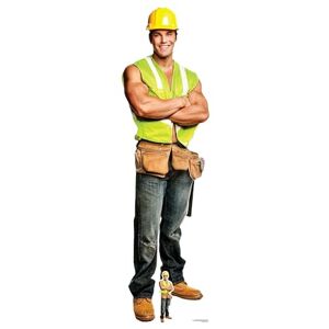 STAR CUTOUTS SC2157 Construction Chippendales Lifesize Cardboard Cutout with Free Mini Standee Perfect Photo Gift for Fans, Collectors, Family and Friends, Solid, Multicolour, Regular STAR CUTOUTS SC2157 Construction Chippendales Lifesize Cardboard Cutout with Free Mini Standee Perfect Photo Gift for Fans, Collectors, Family and Friends, Solid, Multicolour, Regular