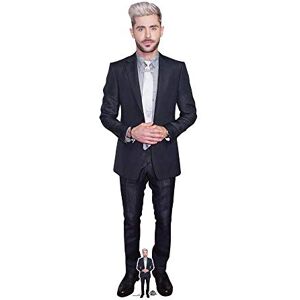 STAR CUTOUTS CS878 Zac Efron Actor Lifesize Cardboard Cutout with Free Mini Standee, Multicolour STAR CUTOUTS CS878 Zac Efron Actor Lifesize Cardboard Cutout with Free Mini Standee, Multicolour