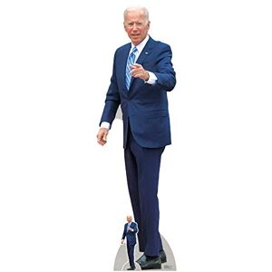 STAR CUTOUTS SC1654 Joe Biden President Lifesize Cardboard Free Mini Cutout Real Talking Point, Solid, Multicolour STAR CUTOUTS SC1654 Joe Biden President Lifesize Cardboard Free Mini Cutout Real Talking Point, Solid, Multicolour
