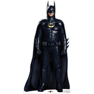 STAR CUTOUTS SC4397 Batman The Flash Michael Keaton Star Mini Cardboard Cutout – Great for Birthdays, Gifts & Film Fans STAR CUTOUTS SC4397 Batman The Flash Michael Keaton Star Mini Cardboard Cutout – Great for Birthdays, Gifts & Film Fans