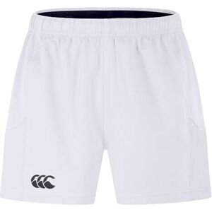 Canterbury Men's Advantage Rugby Shorts 2.0 Elasticated Waist CCC Logo Gym Shorts, White, M Canterbury Men's Advantage Rugby Shorts 2.0 Elasticated Waist CCC Logo Gym Shorts, White, M