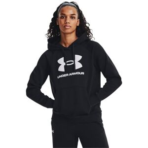 Under Armour Women's UA Rival Fleece Big Logo HDY Shirt Black Under Armour Women's UA Rival Fleece Big Logo HDY Shirt Black