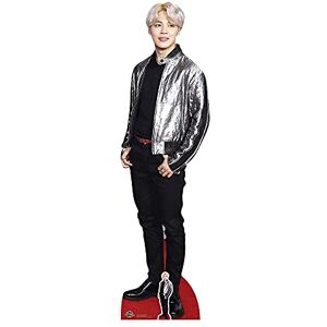 STAR CUTOUTS Ltd CS751 Lifesize Cardboard Free Desktop Cutout of Park Ji-min (Jimin) Silver Jacket Standee Bangtan Boys, Multicolour STAR CUTOUTS Ltd CS751 Lifesize Cardboard Free Desktop Cutout of Park Ji-min (Jimin) Silver Jacket Standee Bangtan Boys, Multicolour