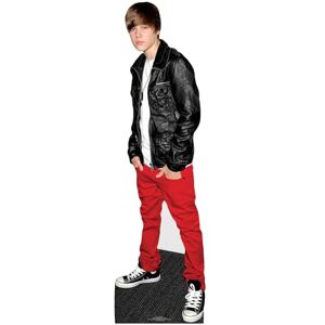 STAR CUTOUTS Ltd Justin Bieber Leather Jacket 169cms Lifesize Cardboard Cutout, Multicolour, Regular STAR CUTOUTS Ltd Justin Bieber Leather Jacket 169cms Lifesize Cardboard Cutout, Multicolour, Regular