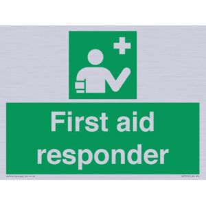 Viking First aid responder Sign 200x150mm A5L Viking First aid responder Sign 200x150mm A5L