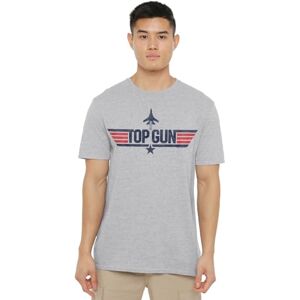 Top Gun Paramount, Logo Grey Unisex T Shirt, Athletic Heather, Large Top Gun Paramount, Logo Grey Unisex T Shirt, Athletic Heather, Large