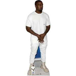STAR CUTOUTS Kanye West T Shirt Lifesize Cardboard Cutout 166cm STAR CUTOUTS Kanye West T Shirt Lifesize Cardboard Cutout 166cm