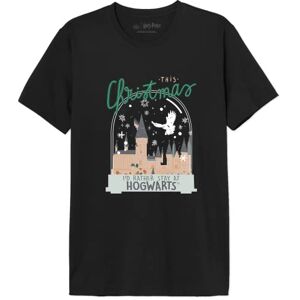 HARRY POTTER Men's Mehapomts412 T-Shirt, Black, XL HARRY POTTER Men's Mehapomts412 T-Shirt, Black, XL