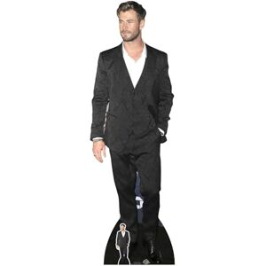STAR CUTOUTS CS858 Chris Hemsworth White Shirt Lifesize Cardboard Cutout with Free Mini Standee Perfect Photo Gift for The Home, Fans, Collectors, Family and Friends, Multicolour, Regular STAR CUTOUTS CS858 Chris Hemsworth White Shirt Lifesize Cardboard Cutout with Free Mini Standee Perfect Photo Gift for The Home, Fans, Collectors, Family and Friends, Multicolour, Regular