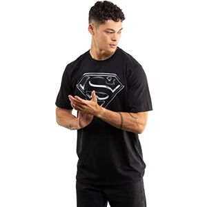 DC Comics Superman Steel Logo Mens T-Shirt Black XXL DC Comics Superman Steel Logo Mens T-Shirt Black XXL