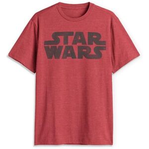 Star Wars Men's Simplest Logo Graphic Tee Shirt, Red Heather, Large Star Wars Men's Simplest Logo Graphic Tee Shirt, Red Heather, Large
