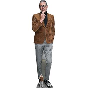 STAR CUTOUTS Ltd CS854 Jeff Goldblum (Suede Jacket) Lifesize Free Mini Cardboard Cutout, Multi Colour STAR CUTOUTS Ltd CS854 Jeff Goldblum (Suede Jacket) Lifesize Free Mini Cardboard Cutout, Multi Colour