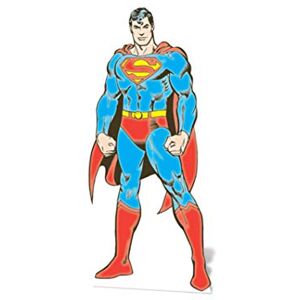 STAR CUTOUTS Ltd Superman DC Card Board Cut Out, Cardboard, Multi-Colour, 92 x 38 x 92 cm STAR CUTOUTS Ltd Superman DC Card Board Cut Out, Cardboard, Multi-Colour, 92 x 38 x 92 cm