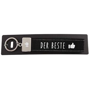 Depesche 004298-002 Loops Key Ring Made of Felt, with Engraved Metal End and Iconic Print, Die Best, Dark Grey, Approx. 18.7 x 4.4 x 1 cm Depesche 004298-002 Loops Key Ring Made of Felt, with Engraved Metal End and Iconic Print, Die Best, Dark Grey, Approx. 18.7 x 4.4 x 1 cm