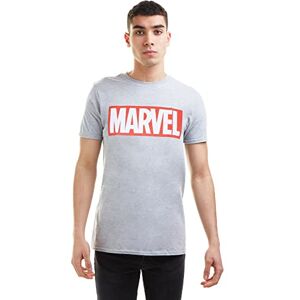 Marvel Grey Logo Cotton T-shirt - T-shirt Marvel Grey Logo Cotton T-shirt - T-shirt