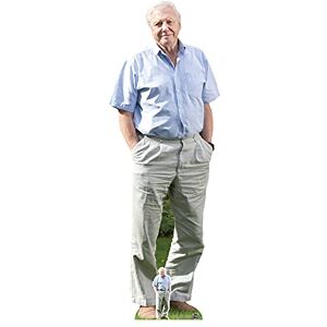STAR CUTOUTS Ltd CS774 David Attenborough Lifesized Cardboard Cutout with Free Table Top Height 178cm, Multicolour STAR CUTOUTS Ltd CS774 David Attenborough Lifesized Cardboard Cutout with Free Table Top Height 178cm, Multicolour