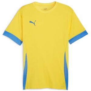 Puma Unisex Teamgoal Matchday Jersey Jr Football Shirt, Faster Yellow-Electric Blue Lemonade, 128 EU Puma Unisex Teamgoal Matchday Jersey Jr Football Shirt, Faster Yellow-Electric Blue Lemonade, 128 EU