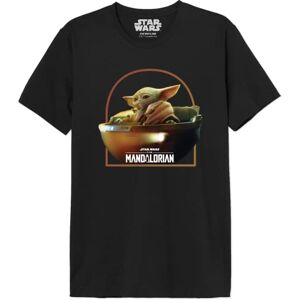 Star Wars "Mandalorian Grogu Archer Warrior MESWMANTS191 Men's T-Shirt, Black, Size S, Black, S Star Wars "Mandalorian Grogu Archer Warrior MESWMANTS191 Men's T-Shirt, Black, Size S, Black, S