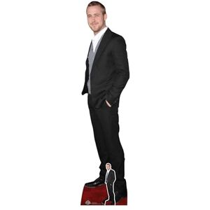 STAR CUTOUTS CS786 Ryan Gosling Black Suit Cute Smile Lifesize Cardboard Cut Out Figure with Free Desktop Cardboard Standee Standup 185cm Tall STAR CUTOUTS CS786 Ryan Gosling Black Suit Cute Smile Lifesize Cardboard Cut Out Figure with Free Desktop Cardboard Standee Standup 185cm Tall
