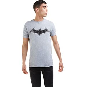 DC Comics Men's Batman Bat Logo T Shirt, Heather Grey, M UK DC Comics Men's Batman Bat Logo T Shirt, Heather Grey, M UK