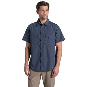 Craghoppers Mens Kiwi II Short Sleeve Hiking Shirt, Ombre Blue, L EU Craghoppers Mens Kiwi II Short Sleeve Hiking Shirt, Ombre Blue, L EU