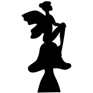 STAR CUTOUTS SC1065 Fairy Silhouette – Lifesize Cardboard Cutout with Mini for Displays, Gifts & Party Decorations, Faity, Regular STAR CUTOUTS SC1065 Fairy Silhouette – Lifesize Cardboard Cutout with Mini for Displays, Gifts & Party Decorations, Faity, Regular