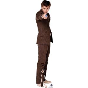 STAR CUTOUTS SC4645 Doctor Who David Tennant The Tenth Doctor Sonic Screwdriver Cardboard Cut Out Height 185cm Ideal for Gifts, Fans, Birthdays & Celebrations STAR CUTOUTS SC4645 Doctor Who David Tennant The Tenth Doctor Sonic Screwdriver Cardboard Cut Out Height 185cm Ideal for Gifts, Fans, Birthdays & Celebrations