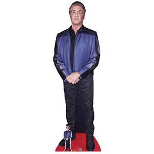 STAR CUTOUTS Sylvester Stallone Lifesize Cardboard Cutout with Free Mini Standee Perfect for Fans, Friends, Parties & Family STAR CUTOUTS Sylvester Stallone Lifesize Cardboard Cutout with Free Mini Standee Perfect for Fans, Friends, Parties & Family