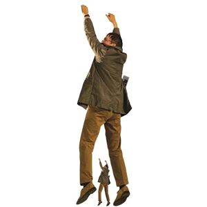 STAR CUTOUTS SC4485 Jim Hang Tough Friday Night Dinner Cardboard Cut Out Height 154cm, Large STAR CUTOUTS SC4485 Jim Hang Tough Friday Night Dinner Cardboard Cut Out Height 154cm, Large