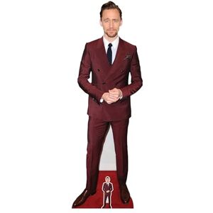 STAR CUTOUTS CS1111 Tom Hiddleston Red Suit Cardboard Cutout with Mini STAR CUTOUTS CS1111 Tom Hiddleston Red Suit Cardboard Cutout with Mini