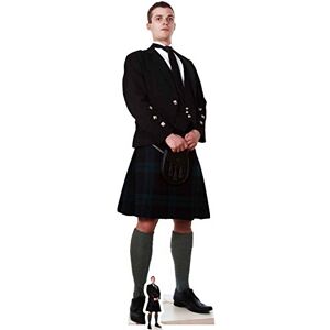 STAR CUTOUTS Scottish Man in Kilt Lifesize Cardboardcut Out with Free Mini Cut Out of Cardboard, cardboard, Multi-Colour, 183 x 55 x 183 cm STAR CUTOUTS Scottish Man in Kilt Lifesize Cardboardcut Out with Free Mini Cut Out of Cardboard, cardboard, Multi-Colour, 183 x 55 x 183 cm