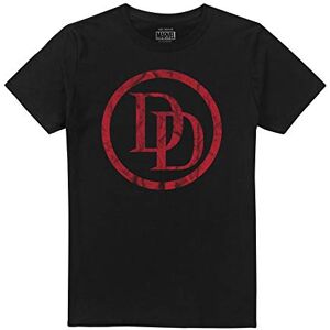 Marvel Press Marvel Men's Daredevil Logo T-Shirt, Black (Black Blk), X (Size:X-Large) Marvel Press Marvel Men's Daredevil Logo T-Shirt, Black (Black Blk), X (Size:X-Large)