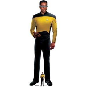 STAR CUTOUTS SC4680 Geordi La Forge (LeVar Burton) Cardboard Cutout 172cm – Star Trek Gift for Fans, Parties & Events STAR CUTOUTS SC4680 Geordi La Forge (LeVar Burton) Cardboard Cutout 172cm – Star Trek Gift for Fans, Parties & Events