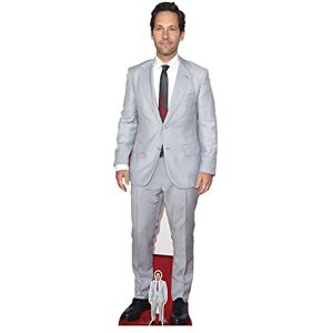 STAR CUTOUTS CS950 Paul Rudd Grey Suit Lifesize Cutout with 1 x Free Mini Cardboard Cut Out, Multicolor STAR CUTOUTS CS950 Paul Rudd Grey Suit Lifesize Cutout with 1 x Free Mini Cardboard Cut Out, Multicolor