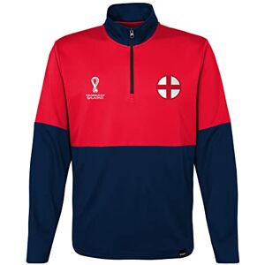 FIFA Official World Cup 2022 Quarter Zip Pull Over, Mens, England, X-X-Large FIFA Official World Cup 2022 Quarter Zip Pull Over, Mens, England, X-X-Large