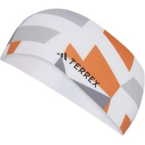 adidas Unisex TERREX CLIMACOOL GRAPHIC HEADBAND, White/Semi Impact Orange/Black, One Size adidas Unisex TERREX CLIMACOOL GRAPHIC HEADBAND, White/Semi Impact Orange/Black, One Size
