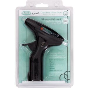STICK IT Hot Melt Cordless Glue Gun, Includes 3 Glue Sticks, Black, Set of 4, Glue Tube for Home Craft and School Supplies, Craft Glue for Card Making, Scrapbook Accessories and Kids Craft STICK IT Hot Melt Cordless Glue Gun, Includes 3 Glue Sticks, Black, Set of 4, Glue Tube for Home Craft and School Supplies, Craft Glue for Card Making, Scrapbook Accessories and Kids Craft