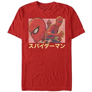 Marvel Spider-Man Classic-Spidey Japan Organic Short Sleeve T-Shirt, Red, S Marvel Spider-Man Classic-Spidey Japan Organic Short Sleeve T-Shirt, Red, S
