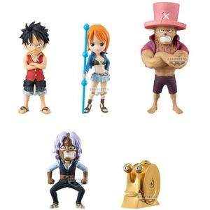 BANPRESTO Bandai World Collectable Figure One Piece B 7 cm (5 Different Figures Individually Packed) BP28839P BANPRESTO Bandai World Collectable Figure One Piece B 7 cm (5 Different Figures Individually Packed) BP28839P