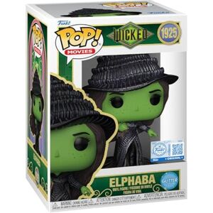 Funko Pop! Movies: Wicked: For Good Elphaba (Glitter) Amazon Exclusive Collectable Vinyl Figure Gift Idea Official Merchandise Toys for Kids & Adults Model Figure for Collectors Funko Pop! Movies: Wicked: For Good Elphaba (Glitter) Amazon Exclusive Collectable Vinyl Figure Gift Idea Official Merchandise Toys for Kids & Adults Model Figure for Collectors
