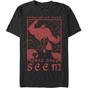 Disney Men's Villains Jafar Evil Genie T-Shirt, Black, S Disney Men's Villains Jafar Evil Genie T-Shirt, Black, S