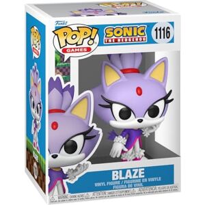Funko Pop! Games: Sonic Blaze the Cat Sonic the Hedgehog Collectable Vinyl Figure Gift Idea Official Merchandise Toys for Kids & Adults Video Games Fans Model Figure for Collectors Funko Pop! Games: Sonic Blaze the Cat Sonic the Hedgehog Collectable Vinyl Figure Gift Idea Official Merchandise Toys for Kids & Adults Video Games Fans Model Figure for Collectors