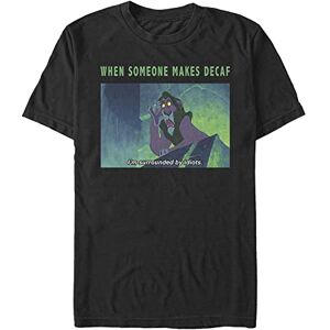 Disney Men's Villains-Scar-Coloured Meme t-Shirt, Black, S Disney Men's Villains-Scar-Coloured Meme t-Shirt, Black, S