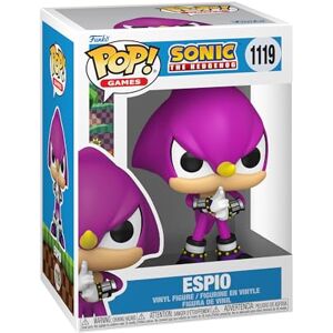 Funko Pop! Games: Sonic Espio the Chameleon Sonic the Hedgehog Collectable Vinyl Figure Gift Idea Official Merchandise Toys for Kids & Adults Video Games Fans Funko Pop! Games: Sonic Espio the Chameleon Sonic the Hedgehog Collectable Vinyl Figure Gift Idea Official Merchandise Toys for Kids & Adults Video Games Fans