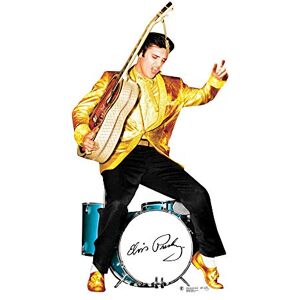 STAR CUTOUTS SC578 Elvis Presley Signature Gold Drums Lifesize Cardboard Cutout – Collector Display for Elvis Presley Gifts & Music Décor STAR CUTOUTS SC578 Elvis Presley Signature Gold Drums Lifesize Cardboard Cutout – Collector Display for Elvis Presley Gifts & Music Décor
