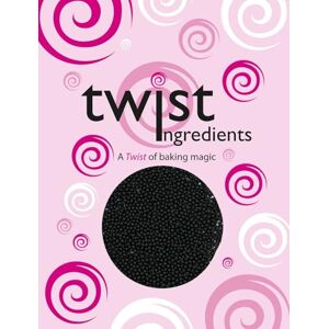 Twist Ingredients Pearls Black Matt Cake Topper Sprinkles 800g Edible Matt Ball Cupcake Decorations For Weddings, Christenings, Monster & Halloween Parties Twist Ingredients Pearls Black Matt Cake Topper Sprinkles 800g Edible Matt Ball Cupcake Decorations For Weddings, Christenings, Monster & Halloween Parties