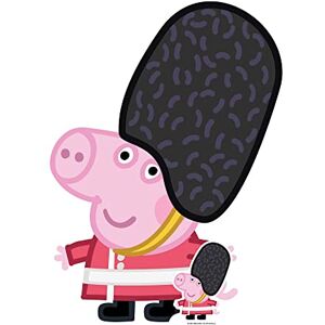 STAR CUTOUTS SC4242 George Pig Palace Guard Cardboard Cut Out With Mini Ideal for Displays, Events & VE Day Celebrations STAR CUTOUTS SC4242 George Pig Palace Guard Cardboard Cut Out With Mini Ideal for Displays, Events & VE Day Celebrations